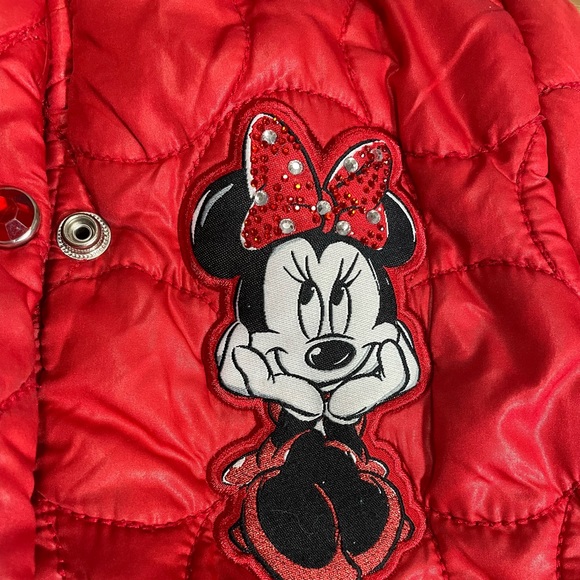 Girls Minnie Mouse PufferJacket - Picture 4 of 9